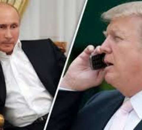 Tramp Putinə zəng etmək üçün Avropa liderləri ilə görüşü dayandırdı 