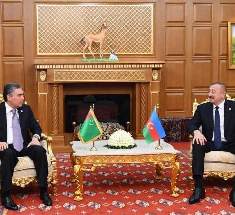 Qurbanqulu Berdiməhəmmədov İlham Əliyevə təbrik məktubu ünvanladı 