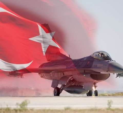 Türkiyə F-16-ları Azərbaycanda  - FOTO
