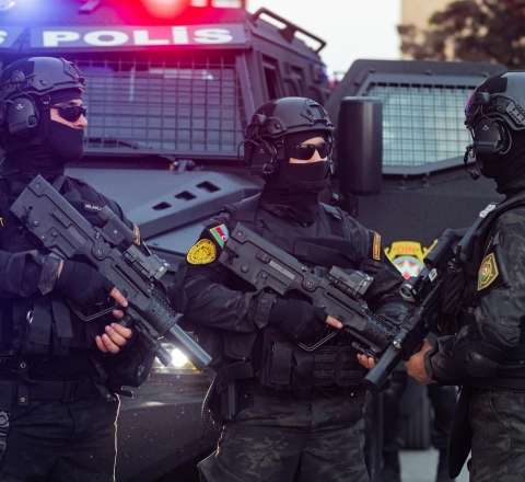 Polis Sumqayıtda təcili əməliyyat keçirdi 