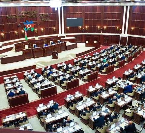 Hökumət üzvləri Milli Məclisdə 