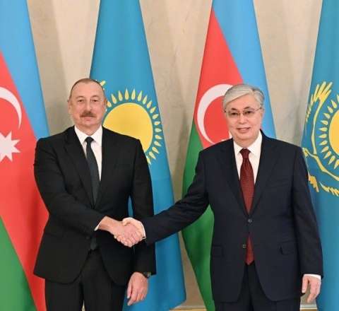 Astanada Prezidentin rəsmi qarşılanma mərasimi keçirilir 