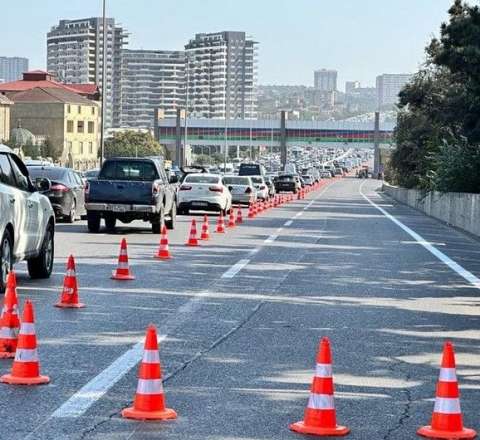 Bakının mərkəzi yolları bağlanır 