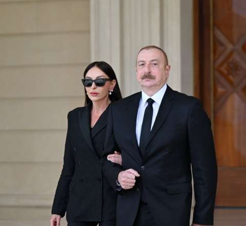 Prezidentlə xanımı Efiopiyanın Baş nazirini qarşıladı 