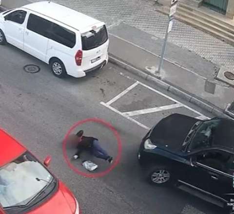 Qadağan edilmiş yerdən yolu keçməyin nəticələri -  VİDEO