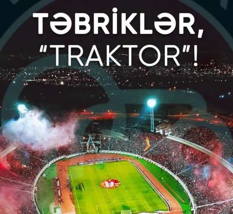 Təbriklər, "Traktor"! - AFFA-dan təbrik 