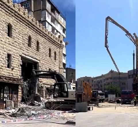 Məşhur "Şəki" restoranı sökülür - SƏBƏBİ