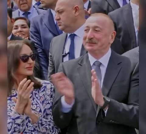 Prezidentin Qarabağ” mahnısına kövrəldiyi - GÖRÜNTÜLƏR 