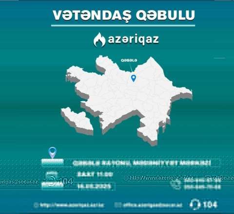 "Azəriqaz" rəhbərliyinin növbəti qəbulu Qəbələdə baş tutacaq 