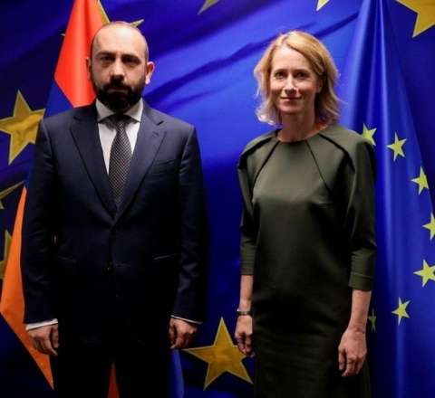 Mirzoyan Kallasla Azərbaycan-Ermənistan sülh sazişindən - DANIŞDI 