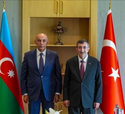 Cevdet Yılmaz Ədalət Vəliyevlə GÖRÜŞDÜ 