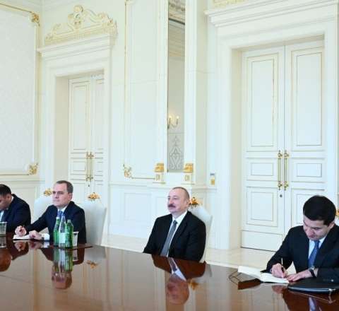 Prezident Andrey Sibiqanı qəbul edib - FOTO  