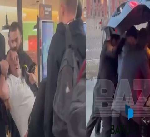 Müsəlmanları təhqir edən ermənini "baqaja" qoyub apardılar - VİDEO 