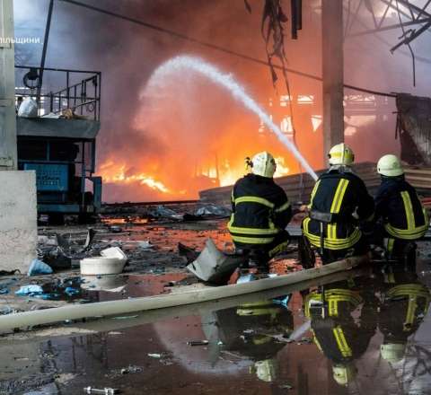 Rusiya 40 raket, 400 PUA ilə hücum etdi - Xeyli yaralı var - VİDEO 