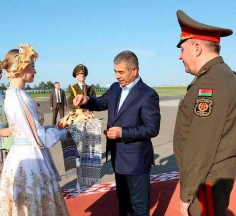 Zakir Qaralov Belarusa rəsmi səfər etdi 