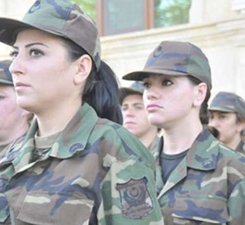  Azərbaycan Ordusunda xidmət edən qadınların SAYI 