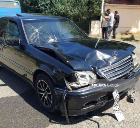 Lənkəranda "Mercedes"lə vurulan qadın öldü 