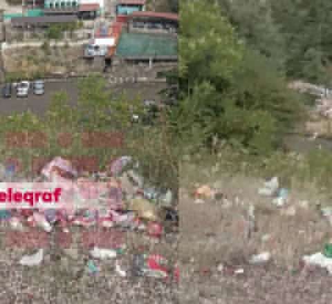 Masallıda “İstisu” istirahət mərkəzinin ətrafı zibil içindədir - FOTO 