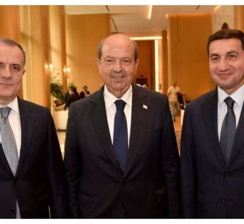 Ersin Tatar Ceyhun Bayramov və Hikmət Hacıyevlə görüşdü – FOTO 