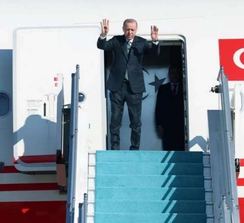 Ərdoğan Xankəndiyə yola düşdü 