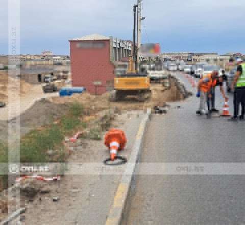 Saray körpüsü yaxınlığında son durum  