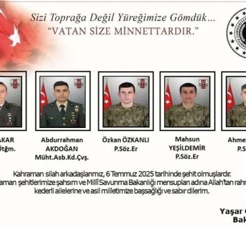 Metan qazı Türkiyədə 8 hərbçinin həyatına son qoydu 