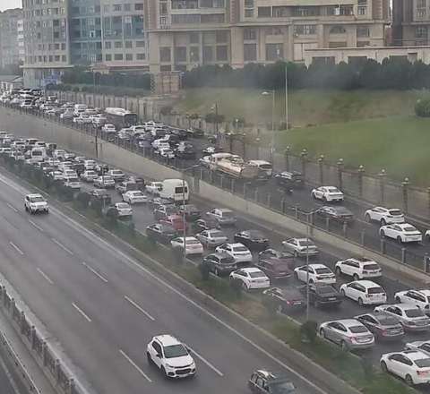 Yasamalda yol qəzası oldu 