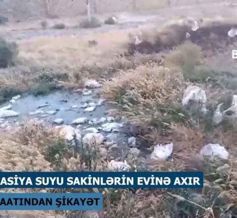 Kanalizasiya yox, əziyyət çox... – Çirkab sularında boğulan Xızı - VİDEO 