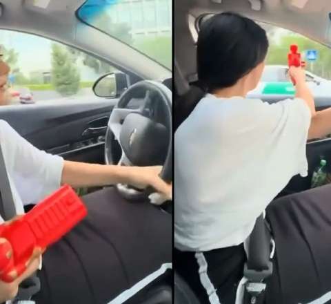 Tanınmış tiktoker qaydaları kobudcasına pozdu  - VİDEO
