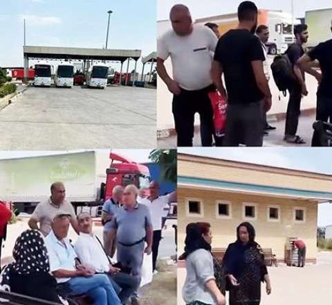 Naxçıvana gedən avtobuslar İranda saxlanıldı 