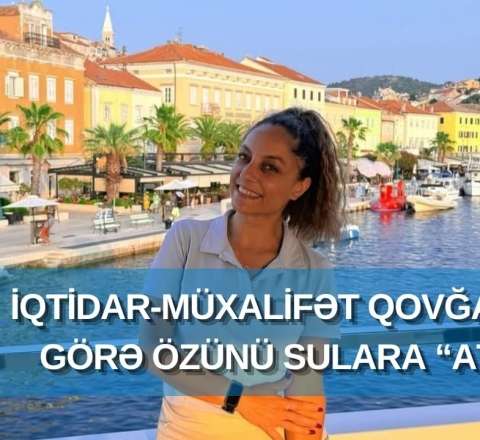 İqtidar-müxalifət qovğasına görə özünü sulara "atdı" -  Jurnalistikadan dənizçiliyə - VİDEO