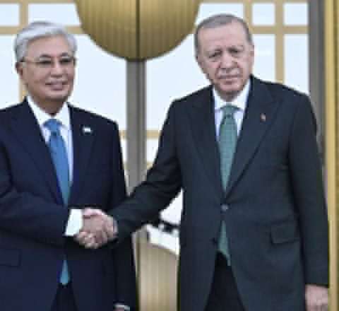 Tokayev və Ərdoğan arasında rəsmi görüş başladı 
