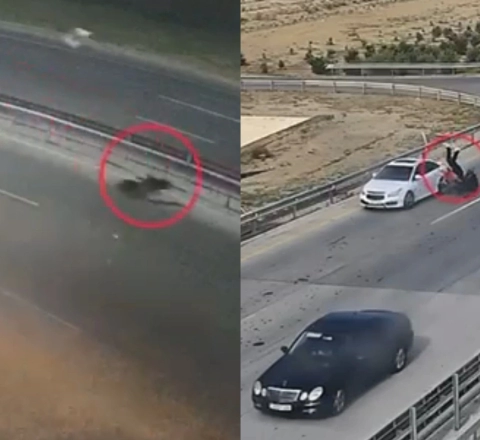 Bakıda dəhşətli qəzaların anbaan GÖRÜNTÜLƏRİ 