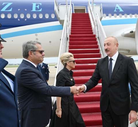 İlham Əliyev ABŞ-də belə QARŞILANDI - FOTO