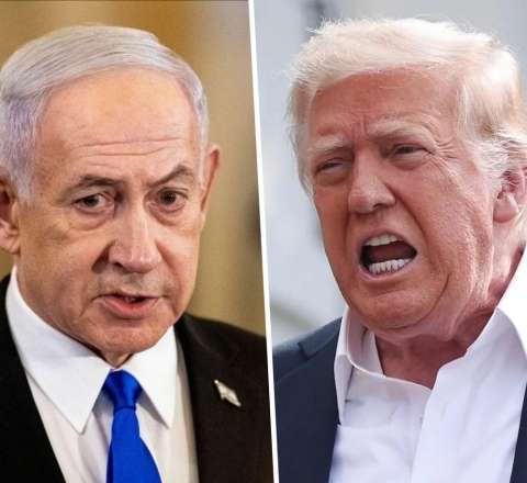 Tramp Netanyahuya əsəbiləşdi, üstünə qışqırdı 