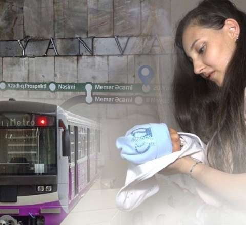 Metroda doğulan körpənin anası: İndi bütün Azərbaycan onu tanıyır – VİDEO 