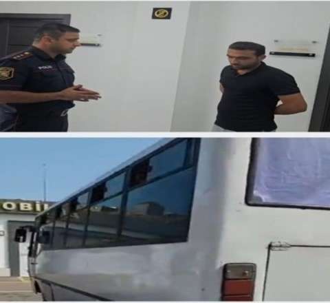 Sərxoş avtobus sürücüsü həbs edildi 