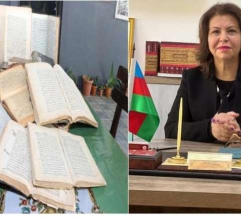 Molla İmranın yüz il qorunan qədim kitabları - FOTO 