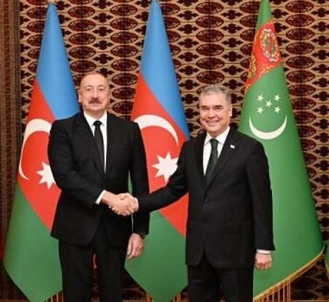 İlham Əliyev Berdiməhəmmədovla təkbətək görüşdü 