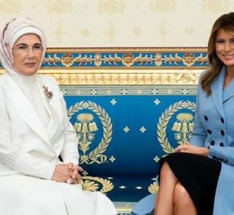 Əminə Ərdoğan Qəzzadakı uşaqlarla bağlı Melaniyaya məktub yazdı 