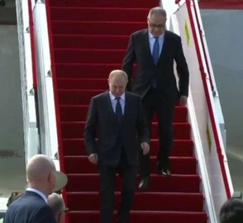Putinin gözlənilən səfəri baş tutdu - VİDEO 