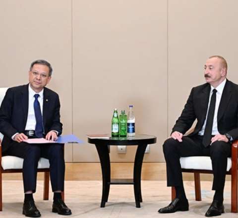 İlham Əliyev Çində görüşlər keçirdi - Fotolar 