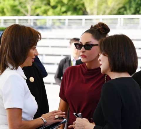 Mehriban Əliyeva və Anna Akopyan  bir arada - FOTO 