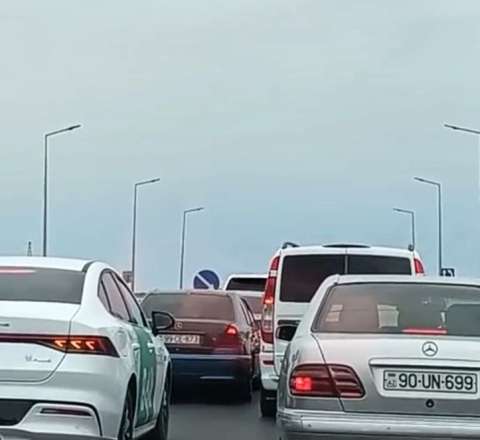 Sumqayıt-Saray yolunda bitməyən tıxaclar:  təmir nə vaxt başa çatacaq? - Açıqlama/VİDEO  