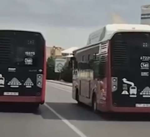 “BakuBus” avtobuslarının yarışması ilə bağlı açıqlama - VİDEO
