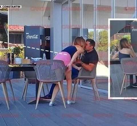 SOCAR rəsmisinin gizli eşqi: rumın qızla öpüşərkən kameralara yaxalandı - FOTO 