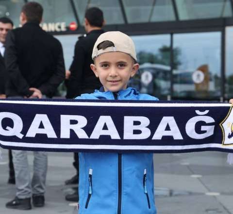 “Qarabağ” Bakıda coşqu ilə qarşılandı - VİDEO
