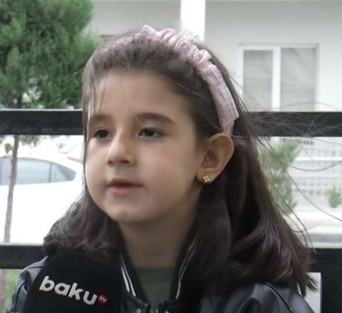 İlham Əliyevin əlindən tutduğu balaca Nilay: "Prezidenti görməyi çox istəyirdim" 