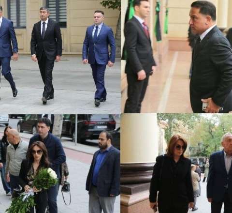 Cabir İmanovla vida mərasimi keçirilir - YENİLƏNİB - FOTO