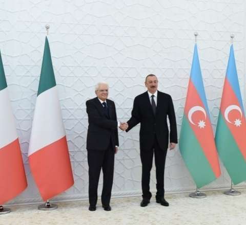 İlham Əliyevin Sercio Mattarella ilə təkbətək görüşü keçirilir 